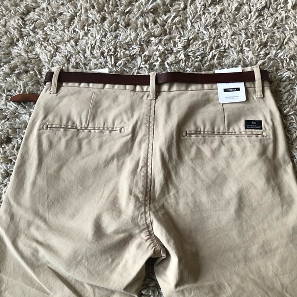 Scotch&Soda~ Men’s Stuart Slim Chino Pants - Picture 8 of 15